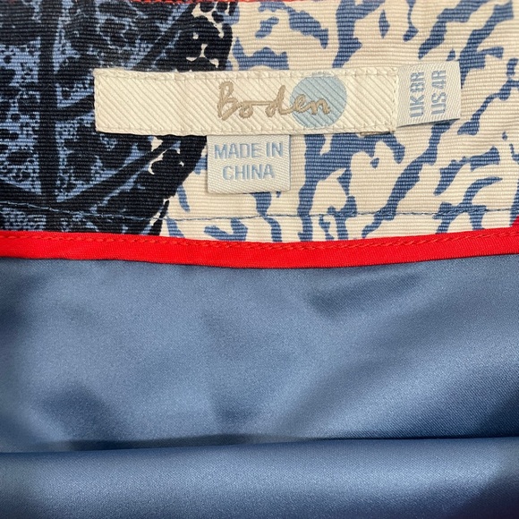 Boden Slight A-line Pencil Leaf Skirt - Picture 6 of 8